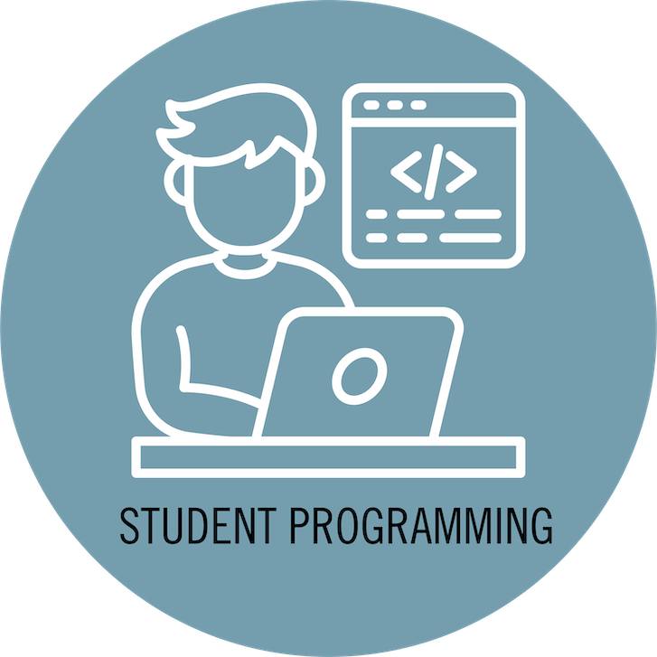Student Programming Icon Student Programming Icon